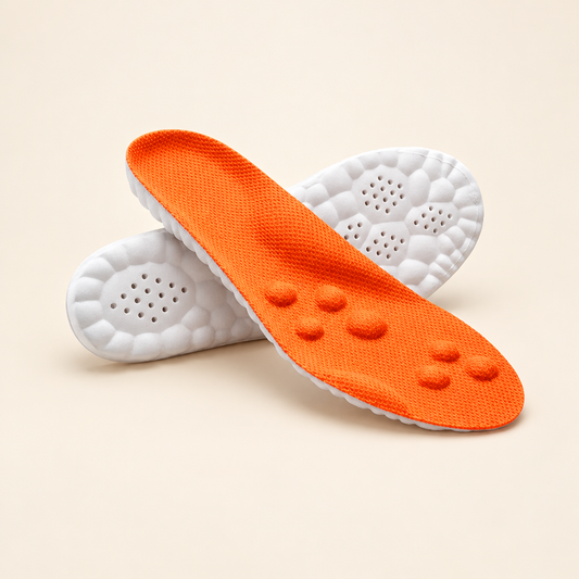 Semelles de massage orange